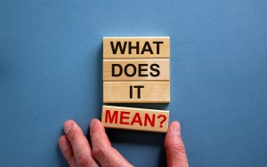 What does it mean