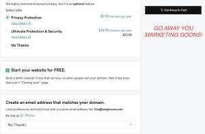 Step 7 purchase agency domain