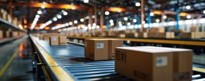 Shift in product demand; boxes on conveyor belt
