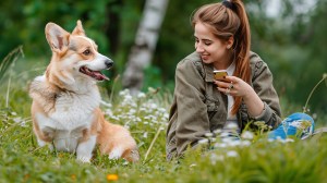 Gen Z and her doggo